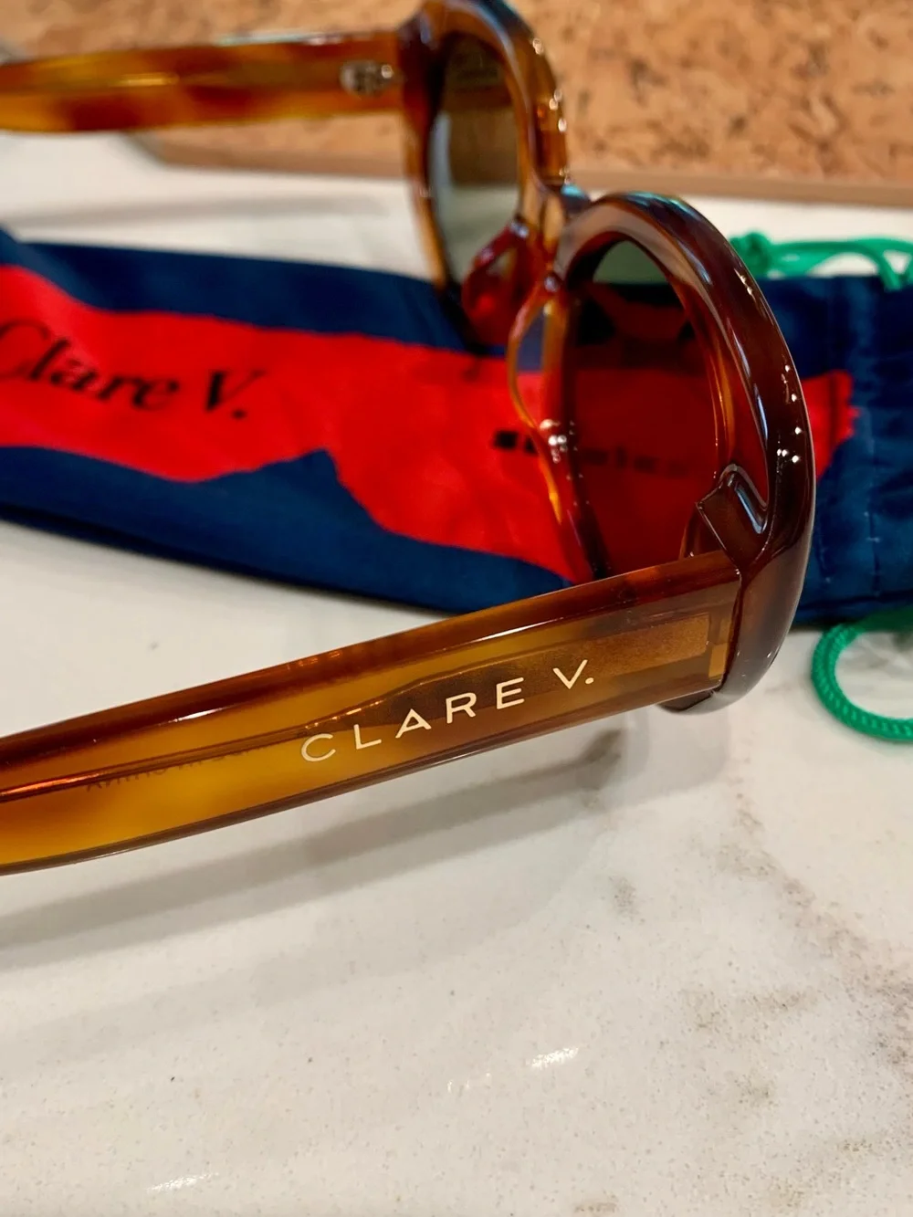 Clare V. Julia oval sunglasses NWT, never worn, perfect condition